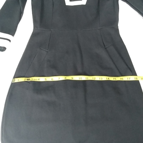Ponte knit dress LBD Lands End size 4 - Picture 6 of 12